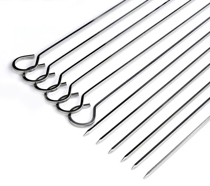 Algon Bbq Set 6 Pinchos Metal para Barbacoa 27 cm (24 Unidades) Algon Bbq Set 6 Pinchos Metal para Barbacoa 27 cm (24 Unidades)