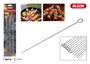 Algon Bbq Set 6 Pinchos Metal para Barbacoa 27 cm (24 Unidades)