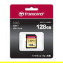 Transcend SDC500S Tarjeta SDXC de 128GB UHS-I U3, Clase 10, Velocidad de Lectura 95 MB/s, Escritura 60 MB/s