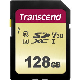 Transcend SDC500S Tarjeta SDXC 128GB UHS-I U3 V30
