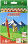 Alpino Estuche de 36 Lápices de Colores Surtidos Hexagonales