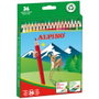 Alpino Lápices de Colores Surtidos Estuche de 36 Unidades Largos