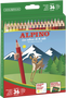 Alpino Lápices de Colores Surtidos Estuche de 36 Unidades Largos