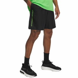 Pantalones Cortos Deportivos para Hombre Under Armour Tech Negro Fitness