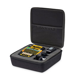 Dymo 1852995 Impresora de Etiquetas Rhino 4200 con Teclado QWERTY (IT/PT/ES/TR + NL), Transferencia Térmica Inalámbrica, Negra/Amarilla