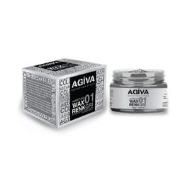 Agiva Cera para el Cabello con Color Ash 120g - Fijación Fuerte, Brillo y Volumen, Fácil de Enjuagar