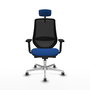 PIQUERAS Y CRESPO Silla de oficina Mardos Azul/Negro