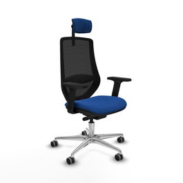 PIQUERAS Y CRESPO Silla de oficina Mardos Azul/Negro