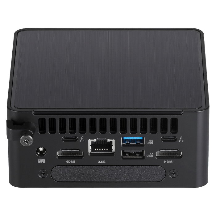 ASUS NUC 14 Pro RNUC14RVHI300002I Mini PC Barebone UCFF Negro, Intel Core 3 100U 6 núcleos, DDR5-SDRAM, Wi-Fi 6E, Bluetooth 5.3, HDMI 2.1, Thunderbolt 4, Windows 11, 90 W