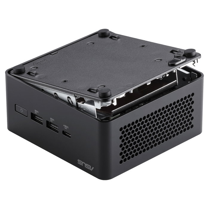 ASUS NUC 14 Pro RNUC14RVHI300002I Mini PC Barebone UCFF Negro, Intel Core 3 100U 6 núcleos, DDR5-SDRAM, Wi-Fi 6E, Bluetooth 5.3, HDMI 2.1, Thunderbolt 4, Windows 11, 90 W