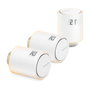 NetAtmo Pack de 3 Termostatos Inteligentes para Radiadores NBU-NAV-EU