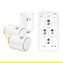 Netatmo NBU-NAV-EU - 3 Termostatos Inteligentes para Radiador, Blanco, Compatible con Apple HomeKit, Alexa y Google Assistant, Inalámbrico, Fácil Instalación