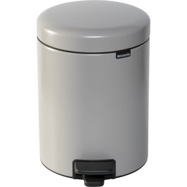 Brabantia Newicon Cubo de basura con pedal 5,0 L soft grey