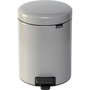 Brabantia Newicon Cubo de basura con pedal 5,0 L soft grey