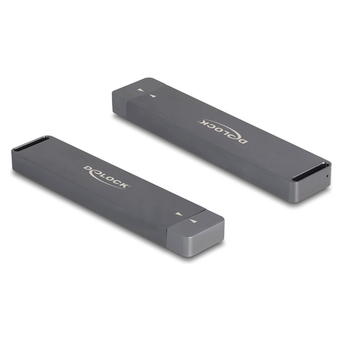 DeLOCK Carcasa Externa para SSD M.2 NVMe PCIe o SATA, con USB 10 Gbps Tipo-A, Aluminio Gris, Realtek RTL9210B, Plug & Play DeLOCK Carcasa Externa para SSD M.2 NVMe PCIe o SATA, con USB 10 Gbps Tipo-A, Aluminio Gris, Realtek RTL9210B, Plug & Play