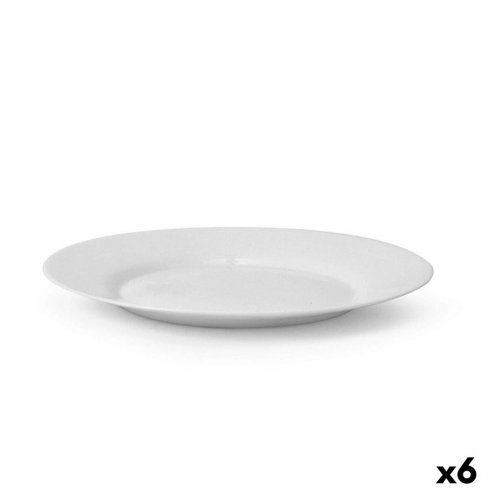 Bormioli Rocco Plato de Postre Toledo 20 cm (6 Unidades) Blanco
