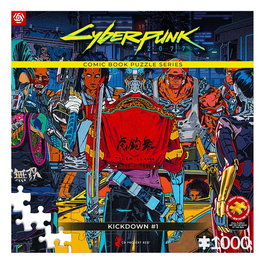 Cyberpunk 2077 Puzzle Kickdown (1000 piezas)