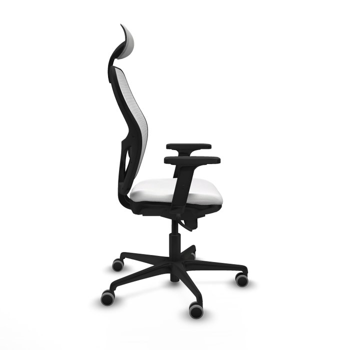 PIQUERAS Y CRESPO Silla de oficina Jorquera Blanca con Mecanismo Sincro PIQUERAS Y CRESPO Silla de oficina Jorquera Blanca con Mecanismo Sincro
