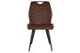 DKD Home Decor Silla 51 x 87 x 48 cm Marron Oscuro Negro (4 Unidades)