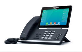 Yealink SIP-T57W Teléfono IP con Pantalla de 7 Pulgadas, Wi-Fi, Bluetooth, 16 Cuentas VoIP, PoE y 2x RJ-45