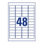 AVERY Zweckform Etiquetas de dirección J4791-25 blancas 45,7 x 21,2 mm