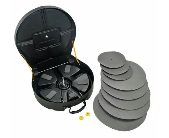 HARDCASE Estuche Platos Batería Hasta 22" Con Ruedas