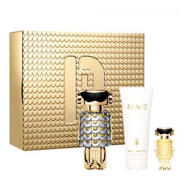 JEAN PAUL GAULTIER Fame Eau de Parfum 80 ml + Loción Corporal 100 ml + Miniatura - Edición para Mujer con Estuche