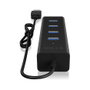 Icy Box USB 3.2 Gen 1 (3.1 Gen 1) Type-A 5000 Mbit/S Black