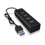 Icy Box USB 3.2 Gen 1 (3.1 Gen 1) Type-A 5000 Mbit/S Black