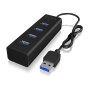 Icy Box USB 3.2 Gen 1 (3.1 Gen 1) Type-A 5000 Mbit/S Black