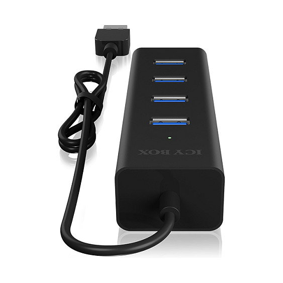 Icy Box USB 3.2 Gen 1 (3.1 Gen 1) Type-A 5000 Mbit/S Black