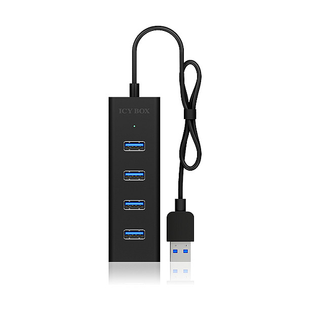 Icy Box USB 3.2 Gen 1 (3.1 Gen 1) Type-A 5000 Mbit/S Black