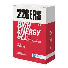226ERS 226Ers Estuche 8Ud High Energy Gel 45Gr Caffeine Cherry 95Mg