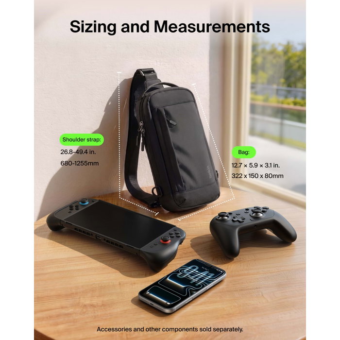 Belkin Gaming Crossbody Bag para Nintendo Switch 2 - Black