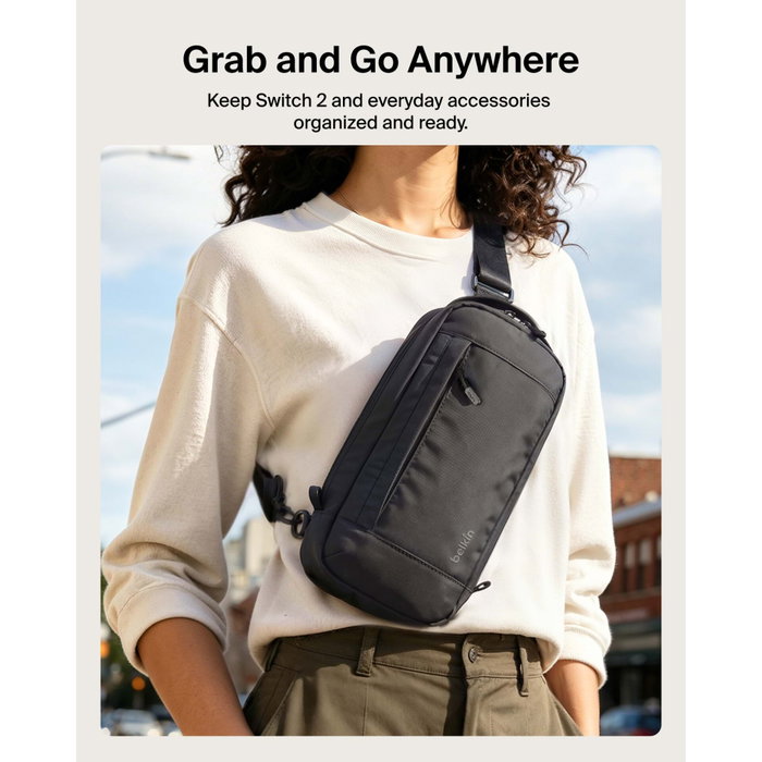 Belkin Gaming Crossbody Bag para Nintendo Switch 2 - Black