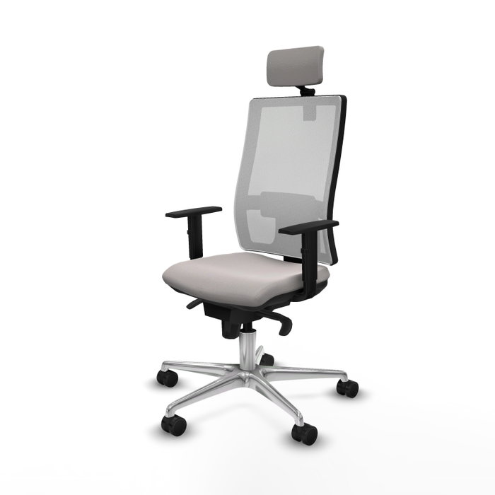 PIQUERAS Y CRESPO Silla de oficina Horna con mecanismo Sincro Blanco PIQUERAS Y CRESPO Silla de oficina Horna con mecanismo Sincro Blanco