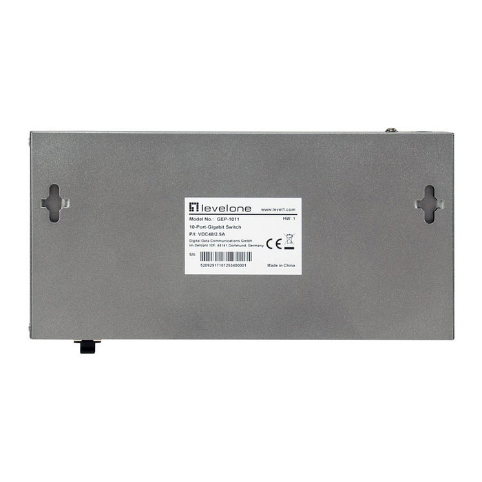 Level One PoE+Switch 8xGE PoE/1xGE/1xSFP 120W Level One PoE+Switch 8xGE PoE/1xGE/1xSFP 120W