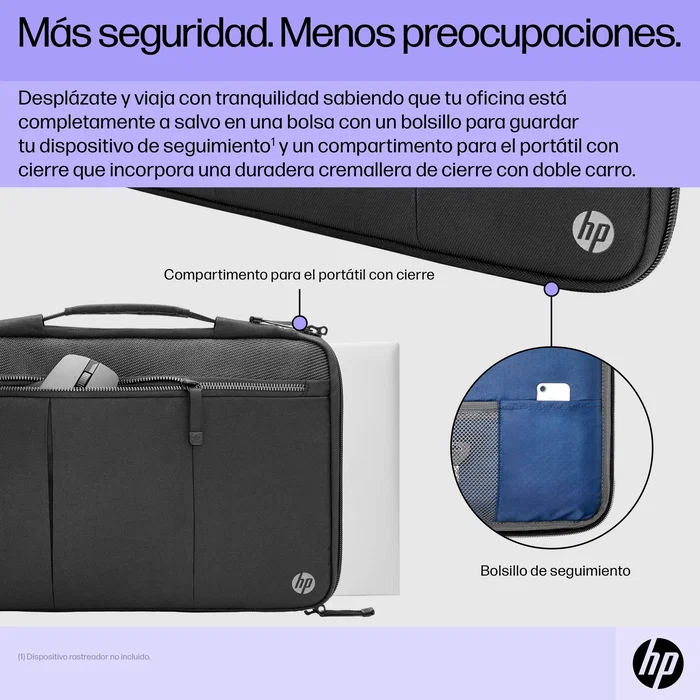 HP Funda Renew Executive para portátil 14,1 pulgadas, Negro HP Funda Renew Executive para portátil 14,1 pulgadas, Negro