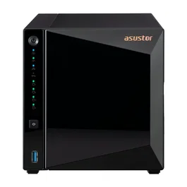 Asustor AS3304T NAS Torre para 4 Discos, Procesador Realtek RTD1296 1.4 GHz, 2 GB DDR4, ADM 4.0, Hasta 72 TB, RAID, 1xGbE, Negro
