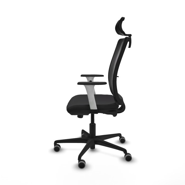 PIQUERAS Y CRESPO Silla de oficina Haches con mecanismo Sincro/Traslack, Negro PIQUERAS Y CRESPO Silla de oficina Haches con mecanismo Sincro/Traslack, Negro