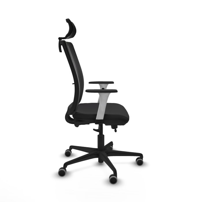 PIQUERAS Y CRESPO Silla de oficina Haches con mecanismo Sincro/Traslack, Negro PIQUERAS Y CRESPO Silla de oficina Haches con mecanismo Sincro/Traslack, Negro