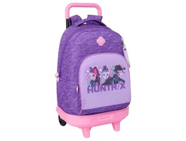 Safta Mochila grande con ruedas extraíble K-pop Demon Hunters Battle