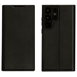 dbramante1928 Oslo - Funda Flip para Samsung Galaxy S23 Ultra - Cuero Vegano Negro