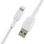 Belkin CAA002BT1MWH Cable Lightning a USB A de 1 m Blanco - Certificado MFi para iPhone, iPad y más (Blanco)