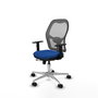 PIQUERAS Y CRESPO Silla de oficina Jorquera con mecanismo Sincro/Traslack Azul y Gris