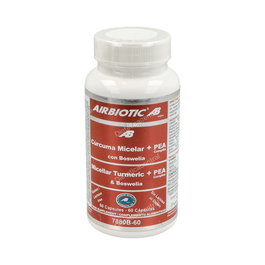 Airbiotic Curcuma Micelar + PEA Complex 60 Cápsulas