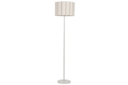 DKD Home Decor Bubla Lámpara Pie Urban Crudo Blanco 37 x 150 x 37 cm (2 Unidades)