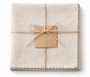 DKD Home Decor Mantel de Algodón Bordado Beige 150x150 cm