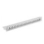 EFB Elektronik Panel de parcheo 37576.1V2 de 24 puertos, 1U, Plata