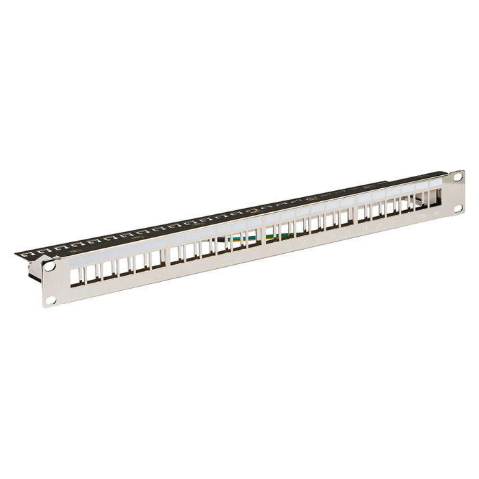 EFB Elektronik 37576.1V2 Panel de parches de 24 puertos, 1U, Plata EFB Elektronik 37576.1V2 Panel de parches de 24 puertos, 1U, Plata